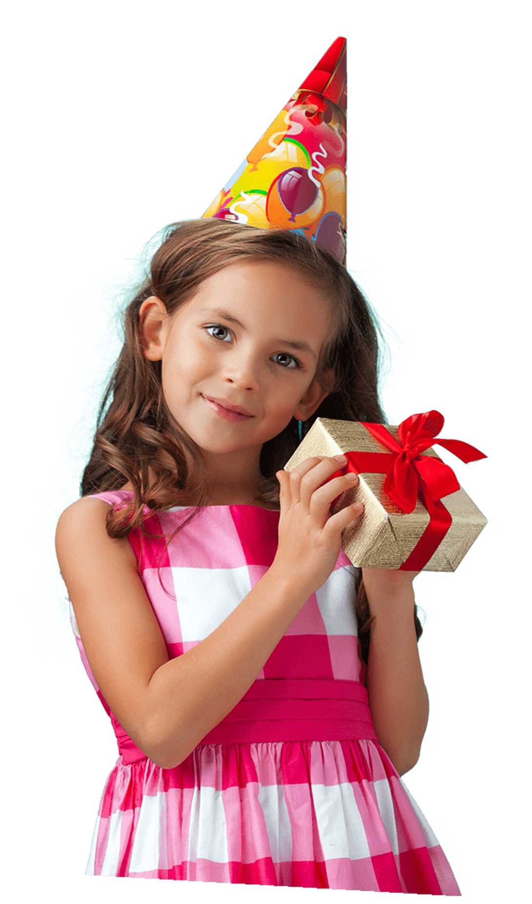 A child celebrating her birthday party at Gym Star Sports Center